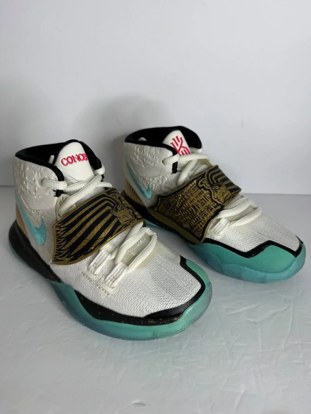 Concepts x Nike Kyrie 6 PS Golden Mummy High Top Sneaker kids US 12 C EU 29.5 - Picture 3 of 8